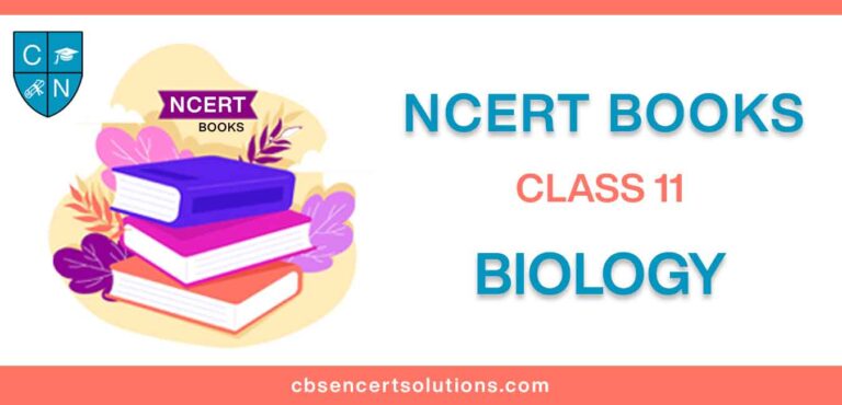 NCERT Book For Class 11 Biology Download PDF