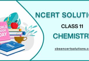 NCERT Solutions class 11 Chemistry