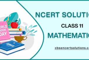 NCERT Solutions class 11 Mathematics