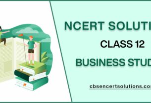 NCERT Solutions class 12 Business Studies