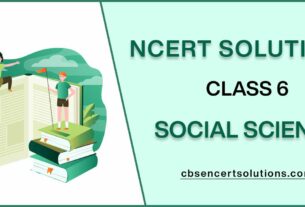NCERT Solutions class 6 Social Science