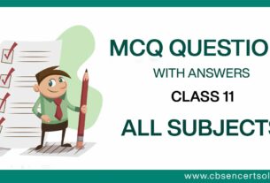 MCQ Questions For Class 11 With Answers