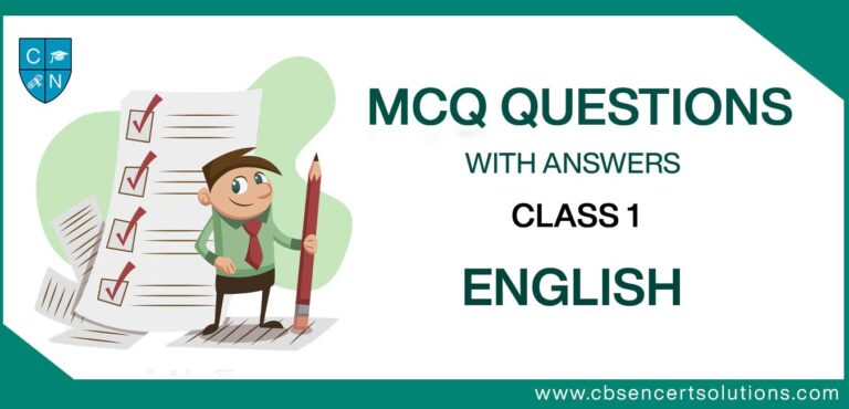 Mcq Questions For Class 1 English Free Pdf 