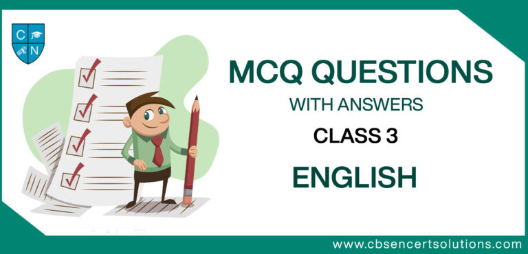 MCQ Questions For Class 3 English Free PDF Download