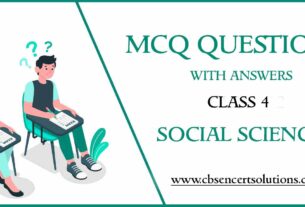 MCQ Questions for Class 4 Social Science with Answers
