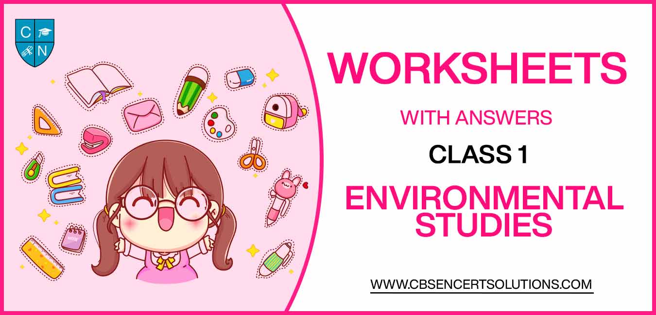 Class 1 Environmental Studies Worksheets