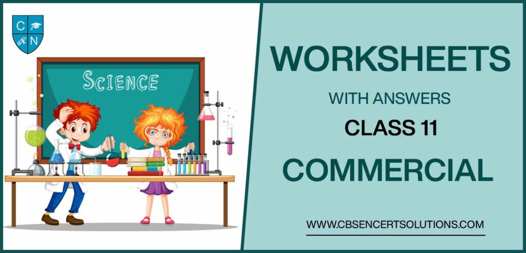 Class 11 Commercial Arts Worksheets