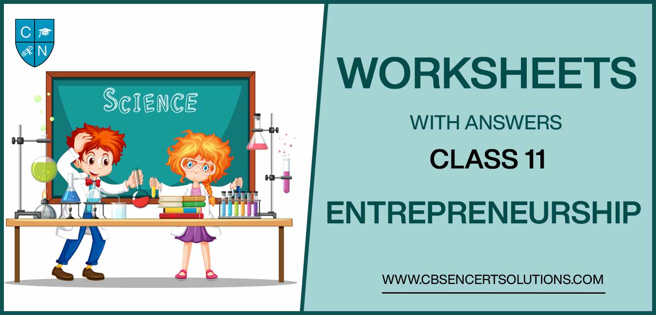 Class 11 Entrepreneurship Worksheets