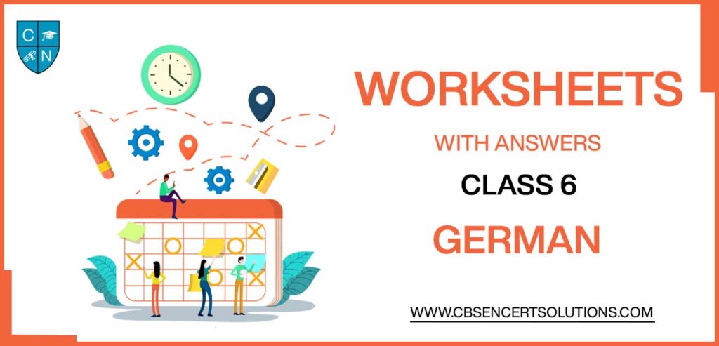 Class 6 German Worksheets