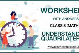 Class 8 Mathematics Understanding Quadrilaterals Worksheets