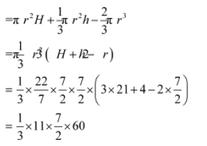 Surface Area and Volume Class 10 Mathematics Notes And Questions