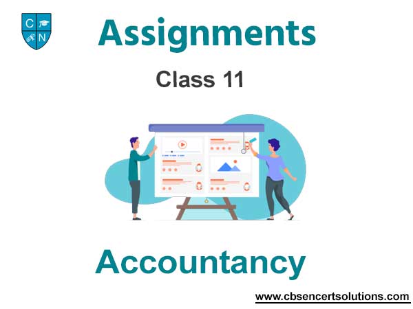 Class 11 Accountancy Assignments