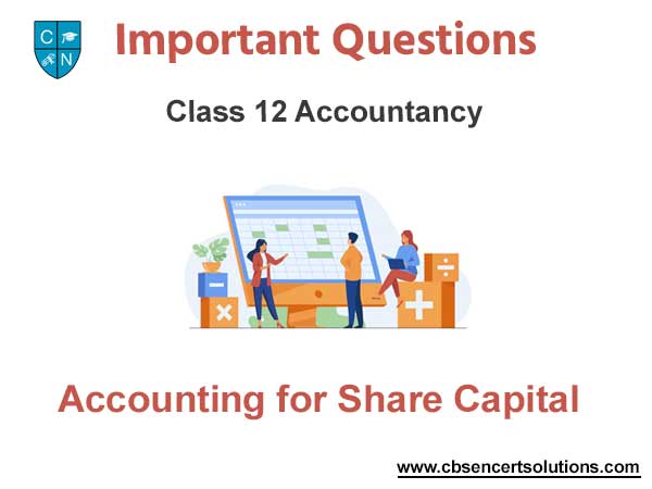Case Study Questions Chapter 1 Accounting for Share Capital