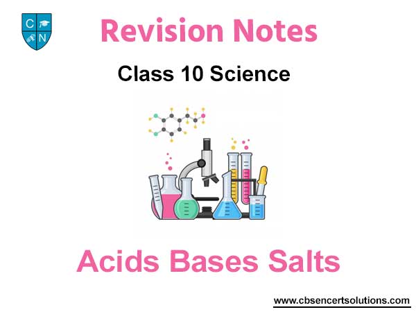 Acids Bases Salts Class 10 Science