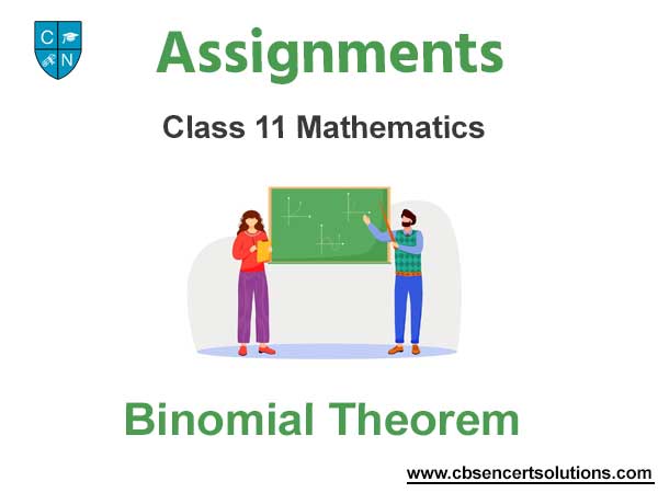 Class 11 Mathematics Binomial Theorem Assignments