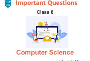 Important Questions For Class 8 Computer Science With Answers