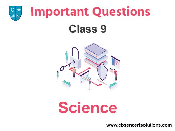 Important Questions for Class 9 science with Answers