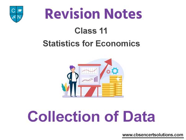 Collection of Data Class 11 Statistics