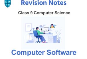 Computer Software Class 9 Computer Science