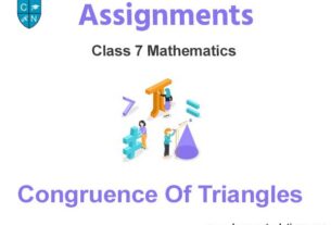 Class 7 Mathematics Congruence Of Triangles Assignments
