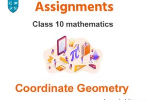 Class 10 Mathematics Coordinate Geometry Assignments