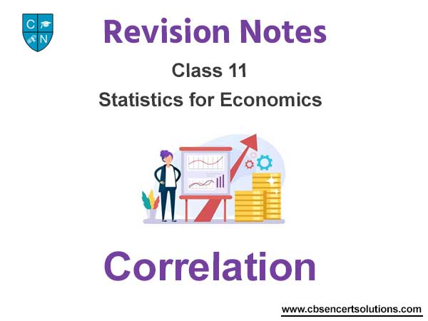 Correlation Class 11 Statistics