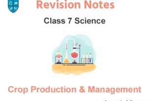 Crop Production & Management Class 7 Science