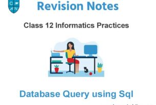 Database Query using Sql Class 12 Informatics Practices