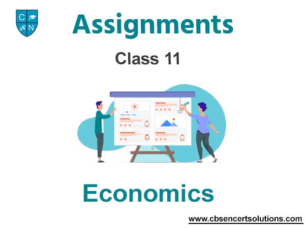 economics assignment pdf class 11