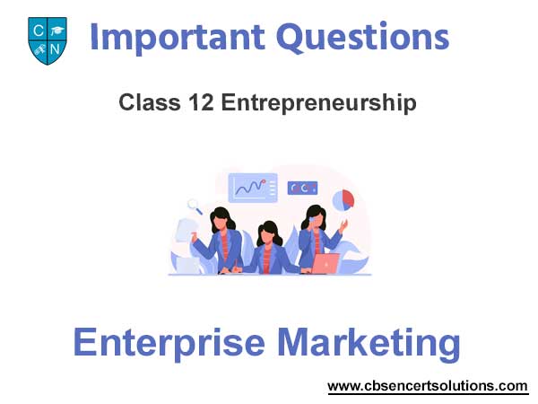 Enterprise marketing Class 12 Entrepreneurship