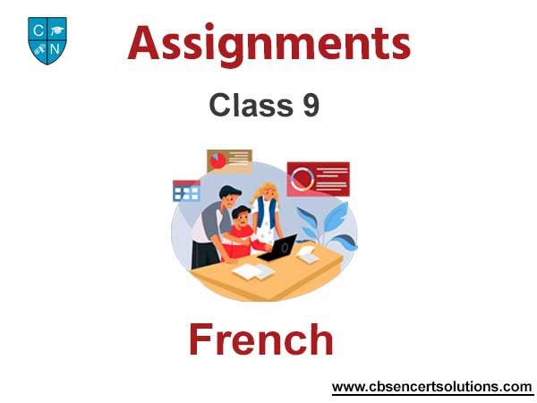 assignment of in french