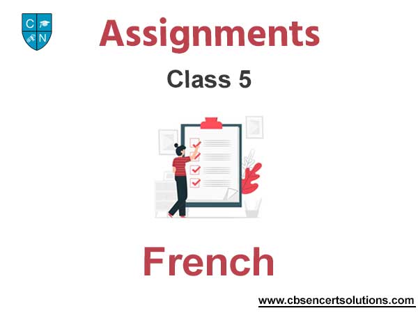 Class 5 French Assignments