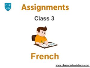 school assignments in french