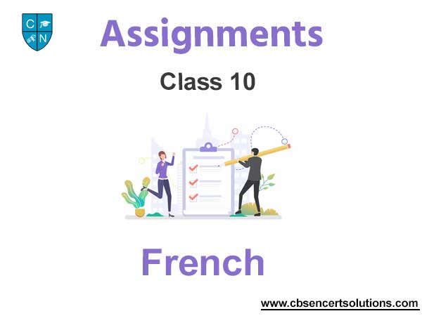 what does assignment means in french