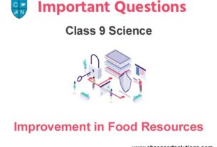 Improvement in Food Resources Class 9