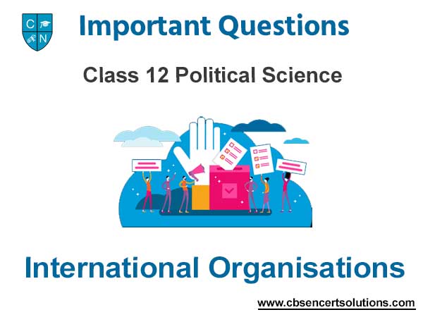 Case Study Chapter 6 International Organisations