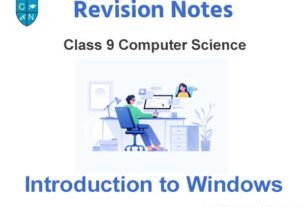 Introduction to Windows Class 9 Computer Science