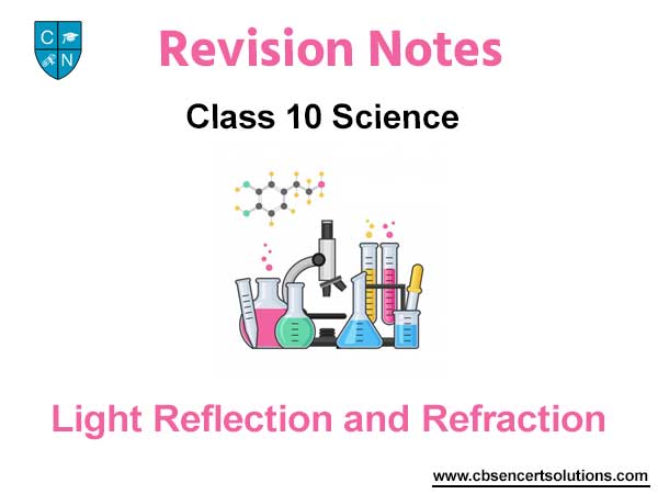 Light Reflection and Refraction Class 10 Science