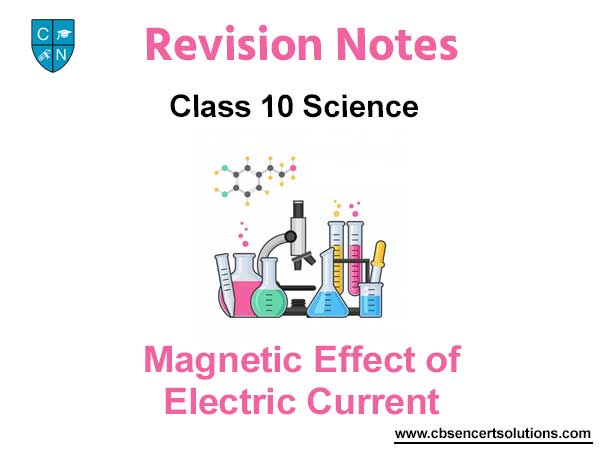 Magnetic Effect of Electric Current Class 10 Science