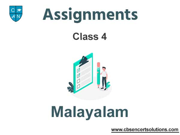 Class 4 Malayalam Assignments
