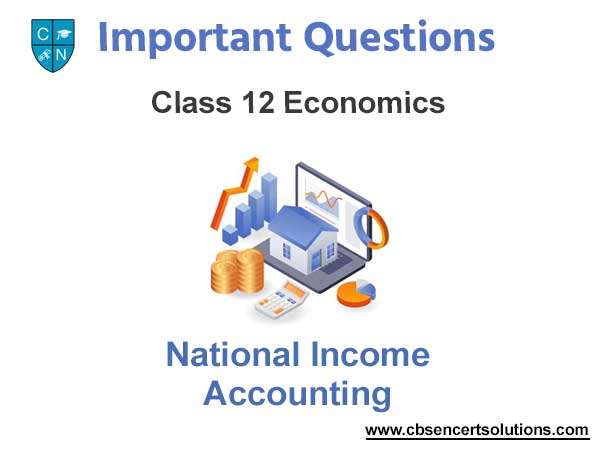 National Income Accounting Class 12 Economics Important Questions