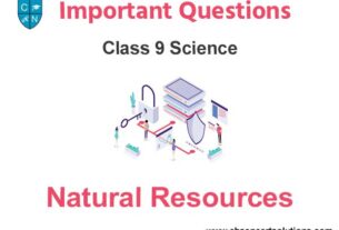 Natural Resources Class 9