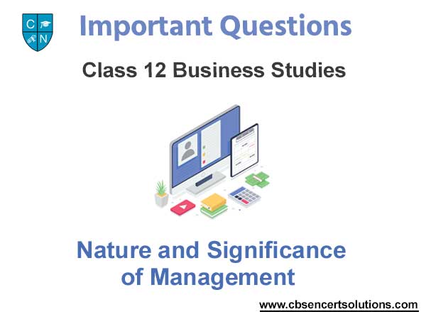 case study questions of nature and significance of management