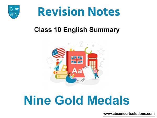 Nine Gold Medals Summary by David Roth