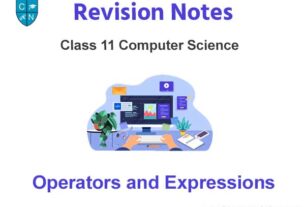 Operators and Expressions Class 11 Computer Science