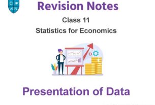 Presentation of Data Class 11 Statistics