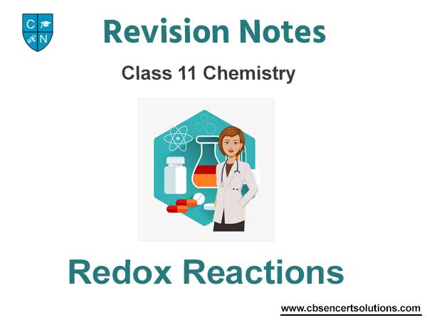 Redox Reactions Class 11 Chemistry Notes and Questions