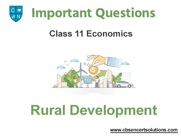 Chapter 6 Rural Development Case Study Questions