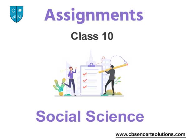 Class 10 Social Science Economics Assignments