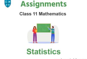 Class 11 Mathematics Statistics Assignments